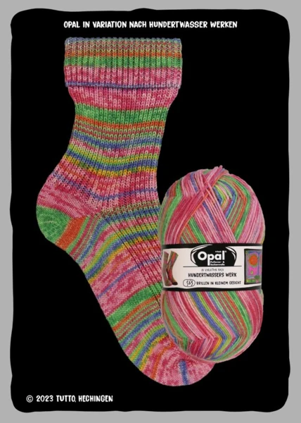 Opal nach Hundertwasser Edition 4-ply